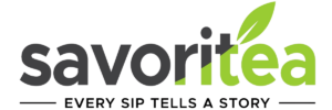 Savoritea business logo with the slogan "Every Sip Tells A Story," owned by Bapan Biswas and Rohit Upadhya in Siliguri_Footer Image